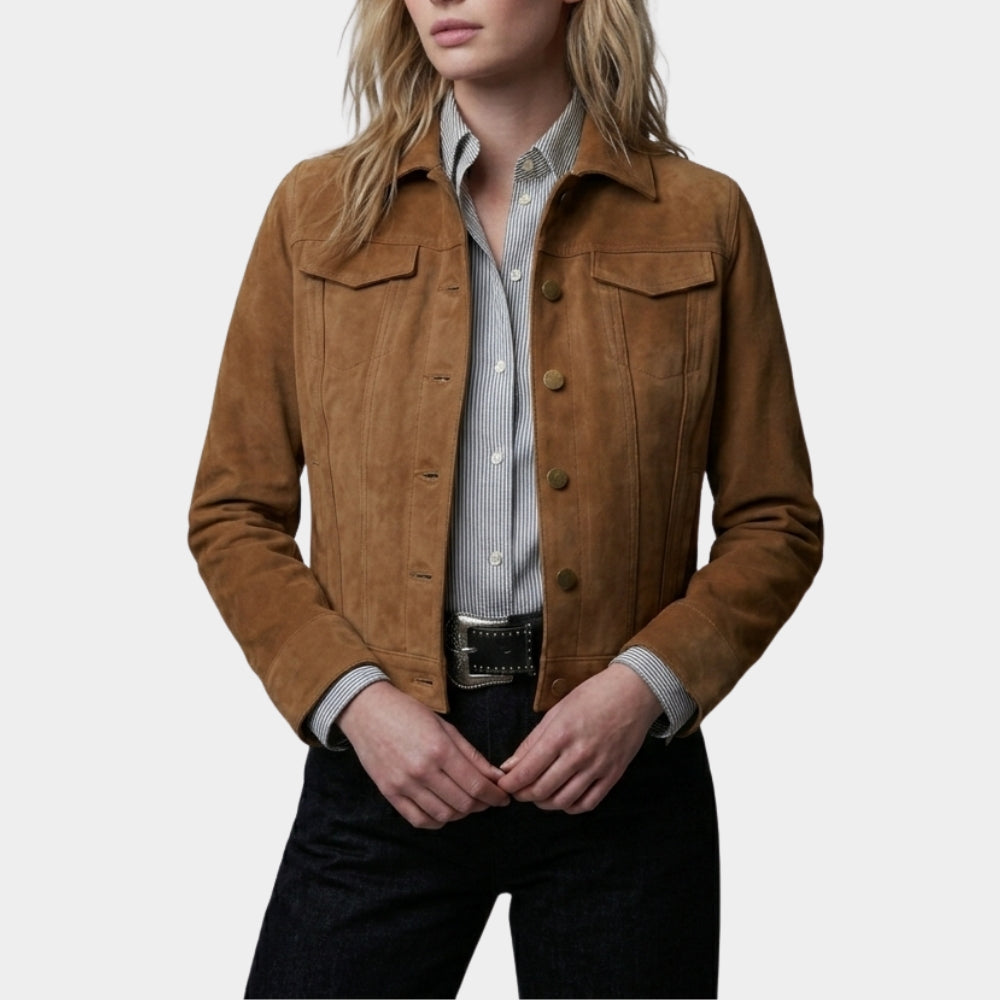 Emma Brunner Suede Leather Jacket