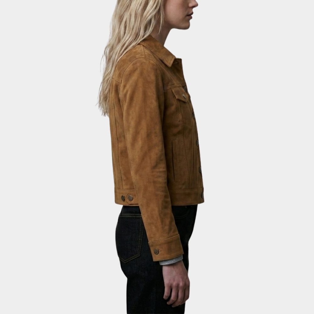 Emma Brunner Suede Leather Jacket