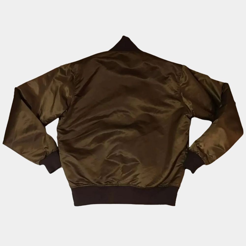 Emma Stone  San Diego Padres Brown Jacket - Mannequin Back View