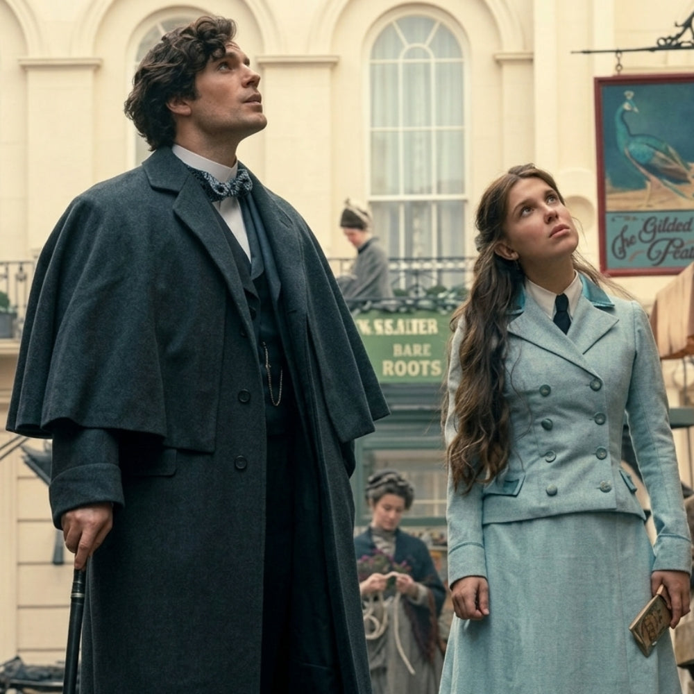 Enola Holmes 3 Sherlock Holmes Victorian Inverness Cape Coat