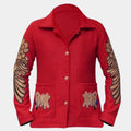 Evelyn Wang  Everything Everywhere All at Once Michelle Yeoh Red Jacket - Mannequin Front View