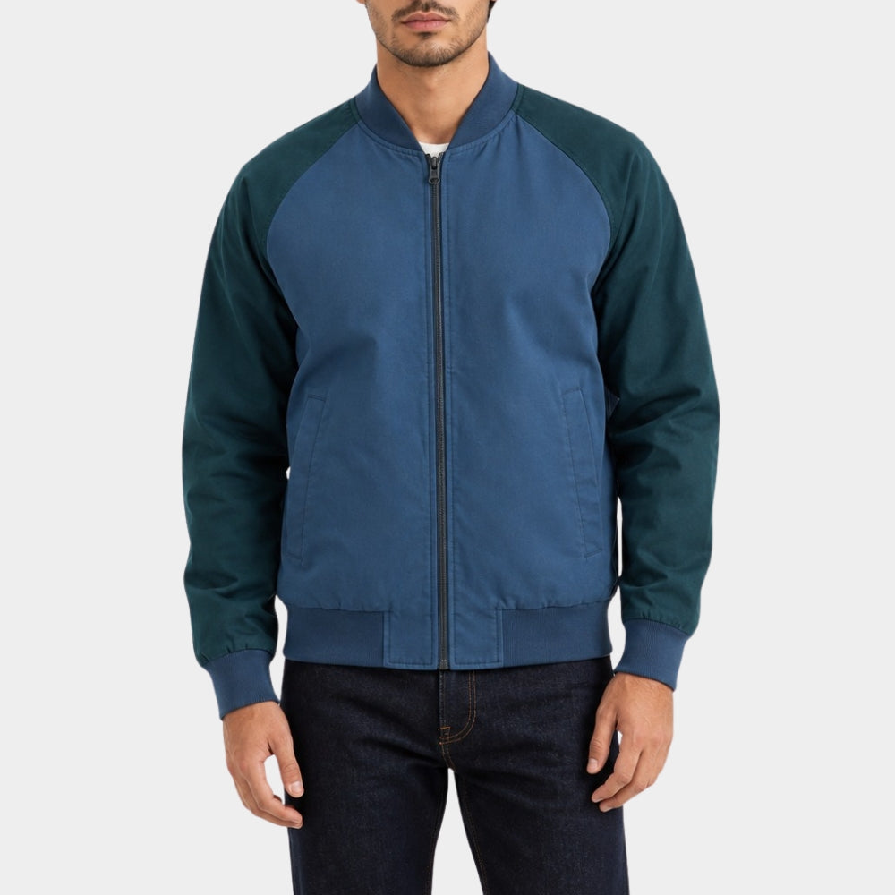 Ewan McGregor Blue Bomber Jacket