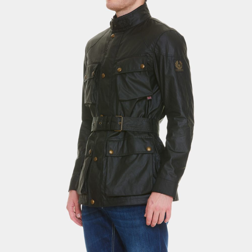 Ewan McGregor Long Way Up Real Leather Touring Jacket - Front Posture View