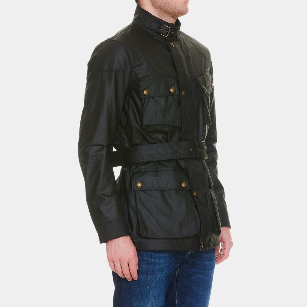 Ewan McGregor Long Way Up Real Leather Touring Jacket - Side Posture View