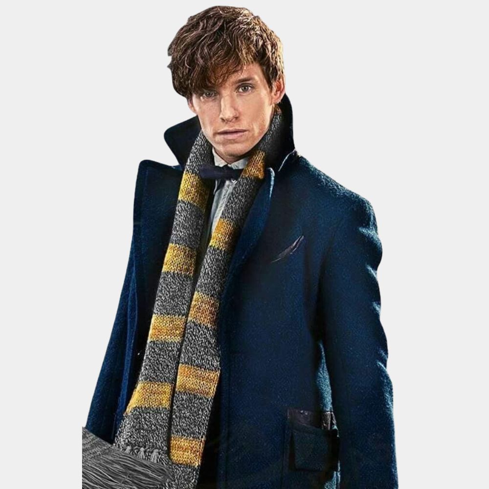 Fantastic Beasts  Newt Scamander aka Eddie Redmayne Teal Coat - Character Front View