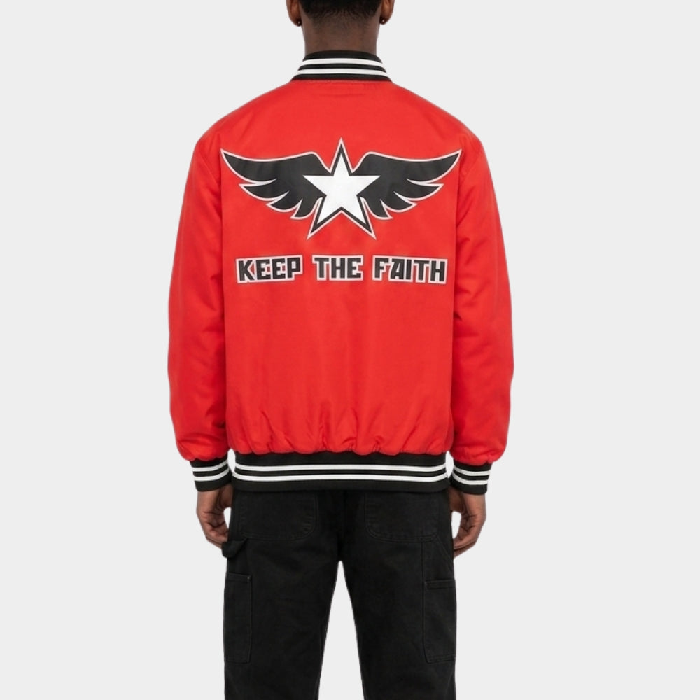 Fatal Fury Rock Howard Red Varsity Jacket