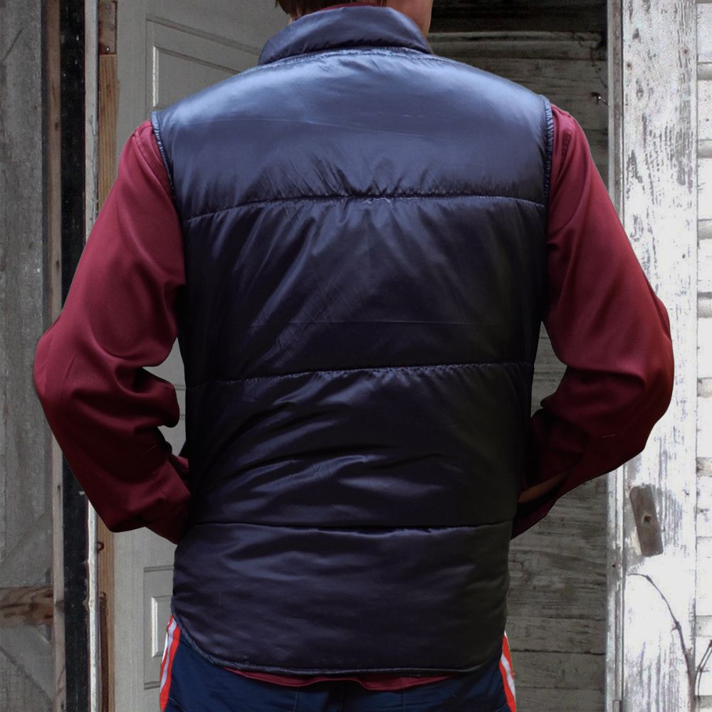 Fight Club  Tyler Durden aka Brad Pitt Black Club Vest - Back View