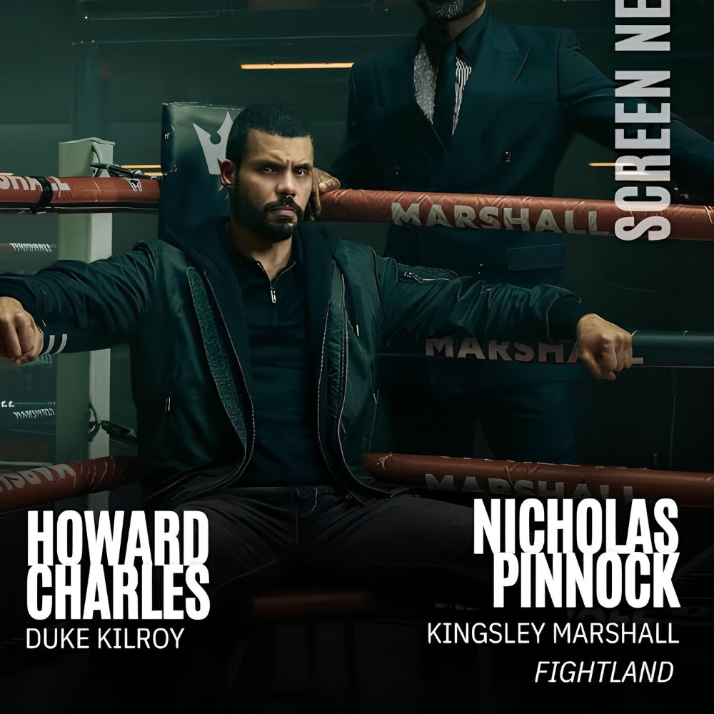 Fightland Howard Charles Black Hooded Jacket