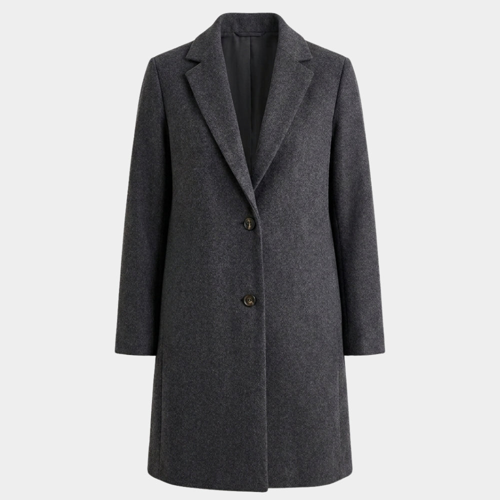 Furious Emmy Rossum Grey Long Coat