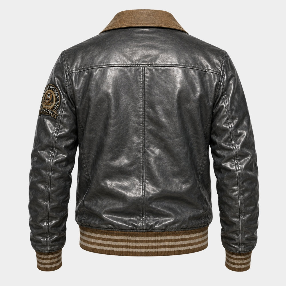 Gears of War E-Day Mags Carter Leather Jacket