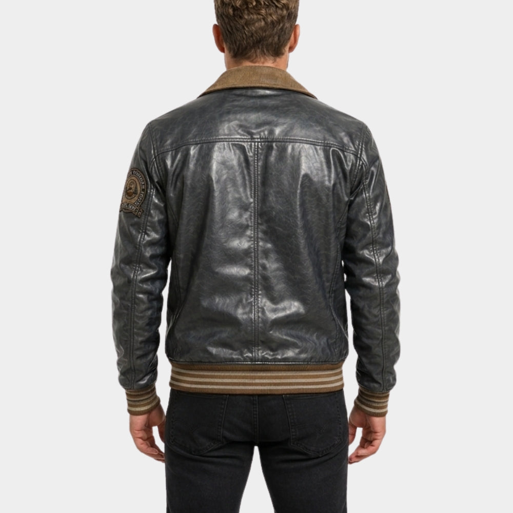 Gears of War E-Day Mags Carter Leather Jacket