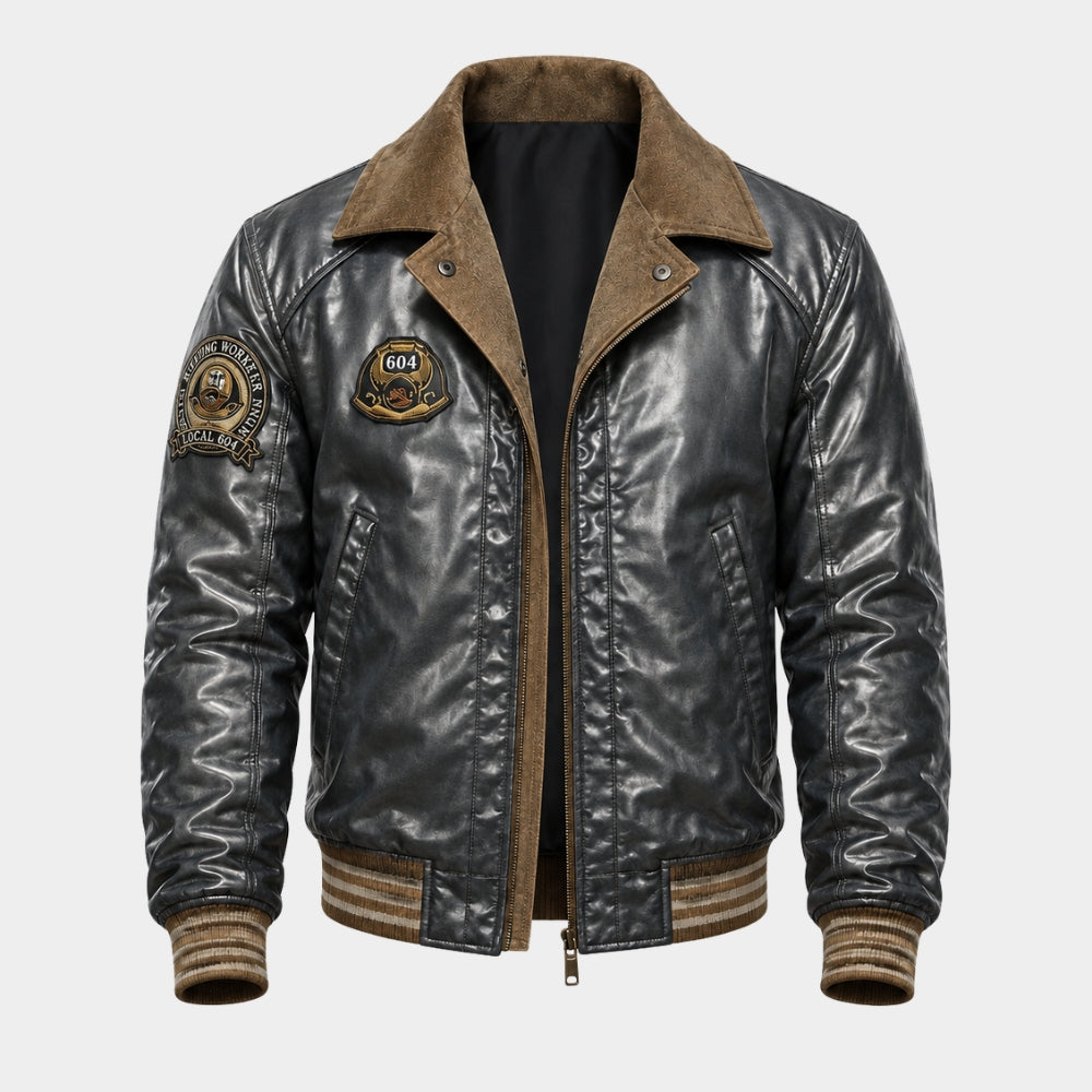 Gears of War E-Day Mags Carter Leather Jacket