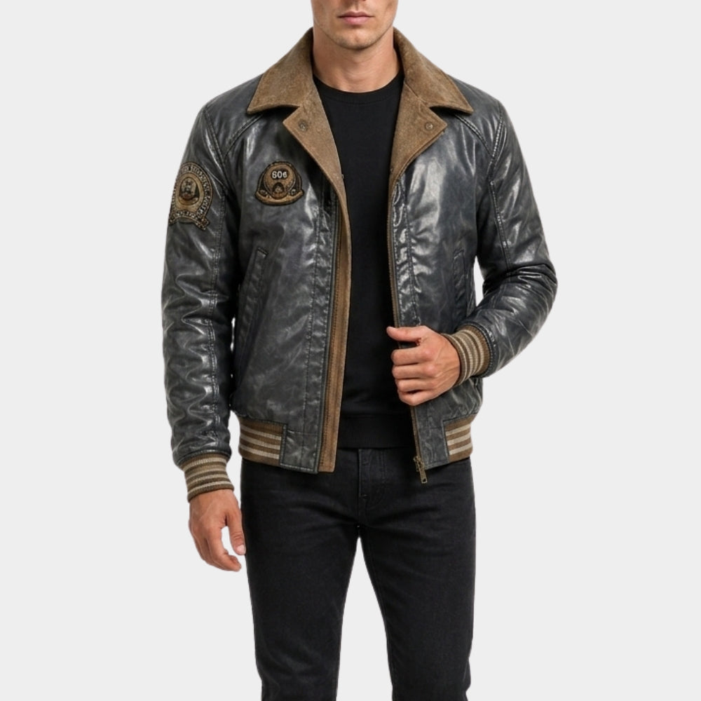 Gears of War E-Day Mags Carter Leather Jacket