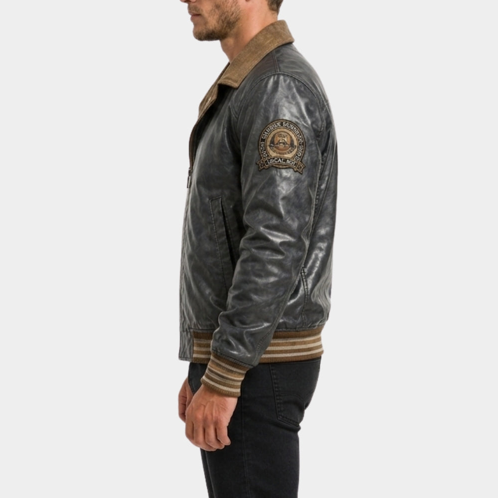Gears of War E-Day Mags Carter Leather Jacket
