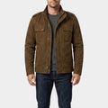 Gears of War E-Day Marcus Fenix Tan Leather Jacket