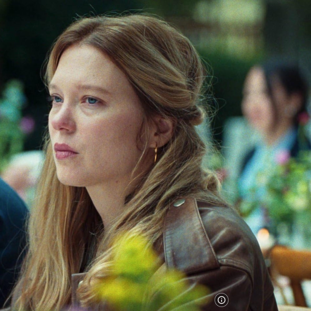 Gentle Monster Léa Seydoux Brown Leather Jacket