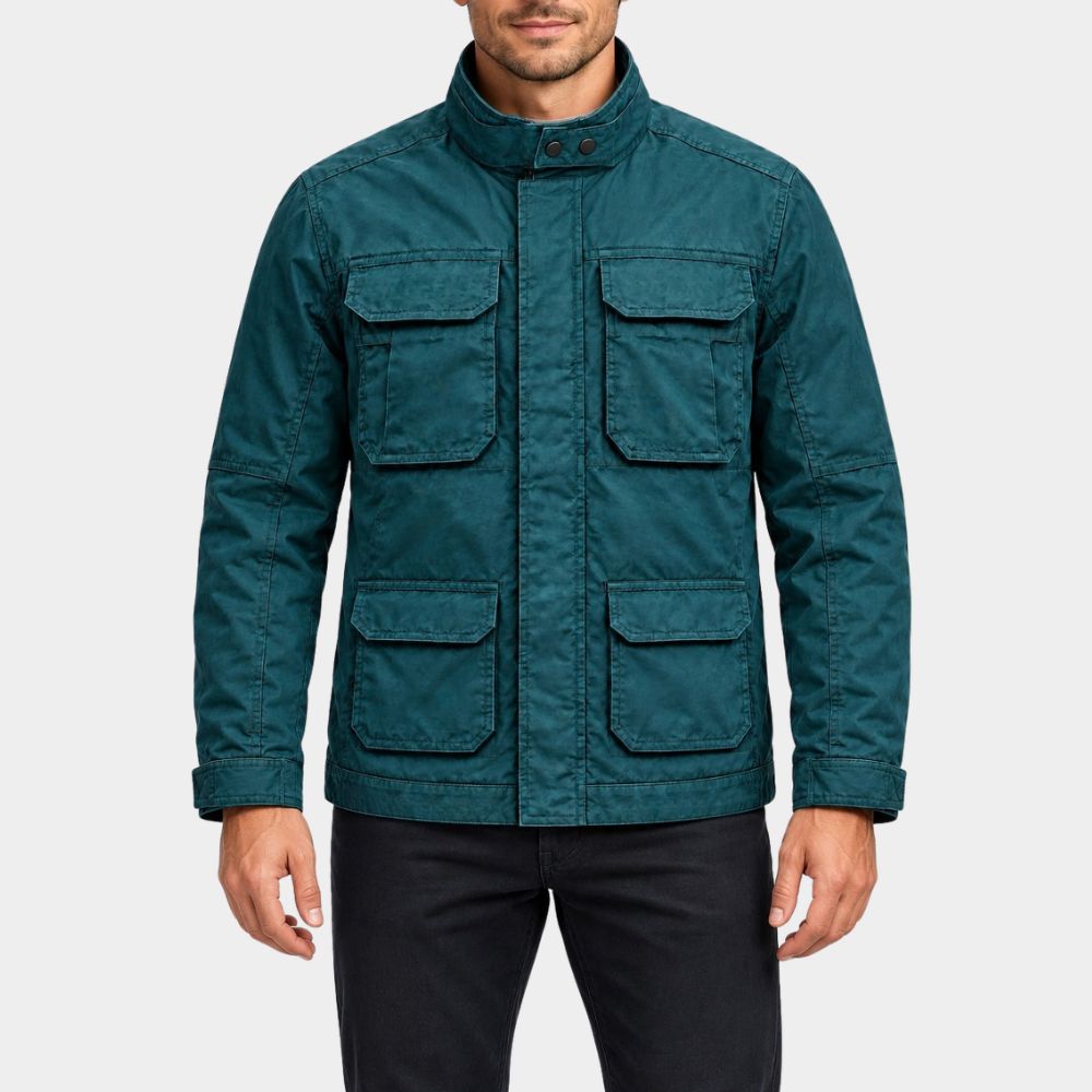 Ghost Soldier Jim Caviezel Blue Tactical Jacket