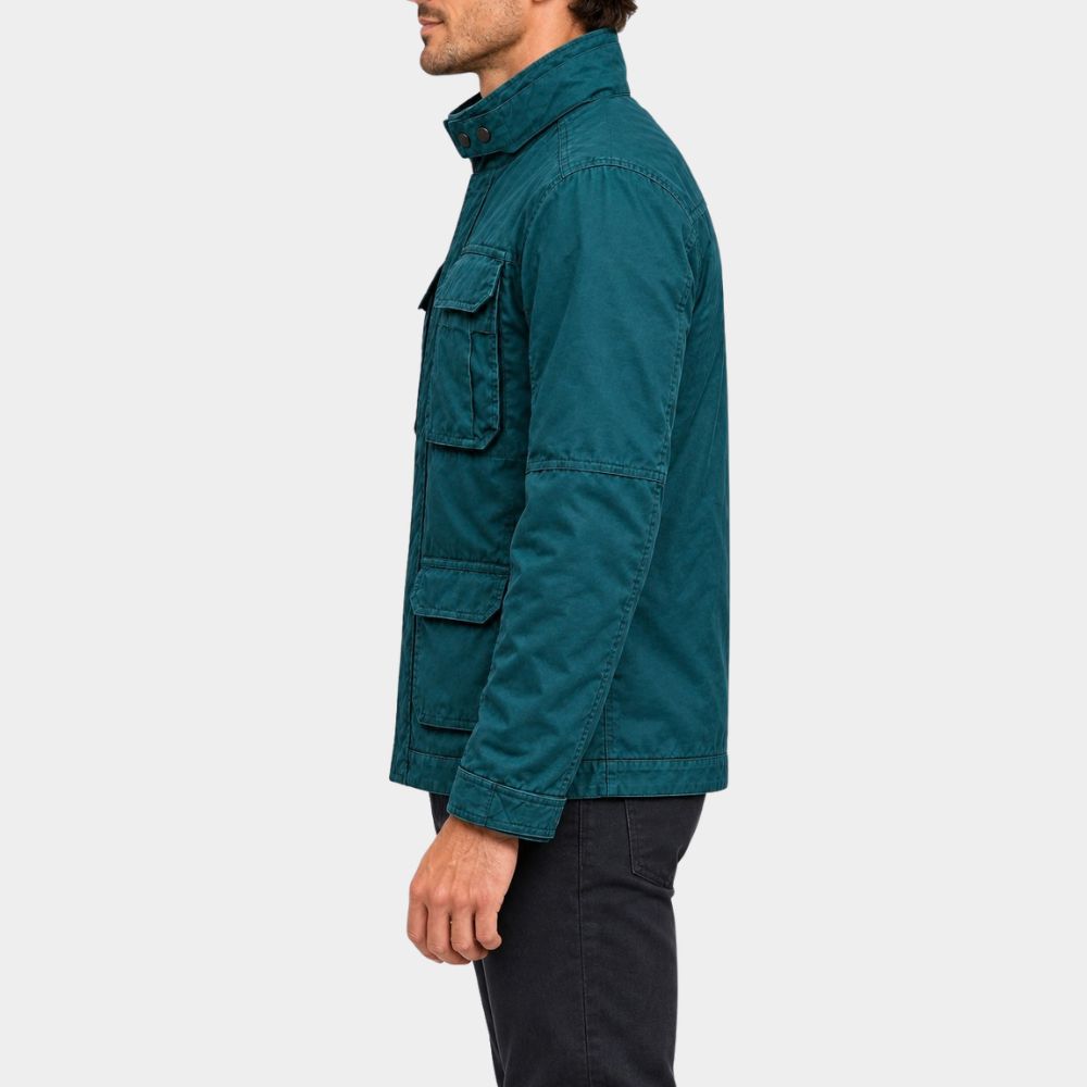 Ghost Soldier Jim Caviezel Blue Tactical Jacket
