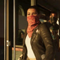 GTA VI Lucia Black Leather Biker Jacket