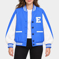 Grotesqqque Elie Blue White Varsity Jacket