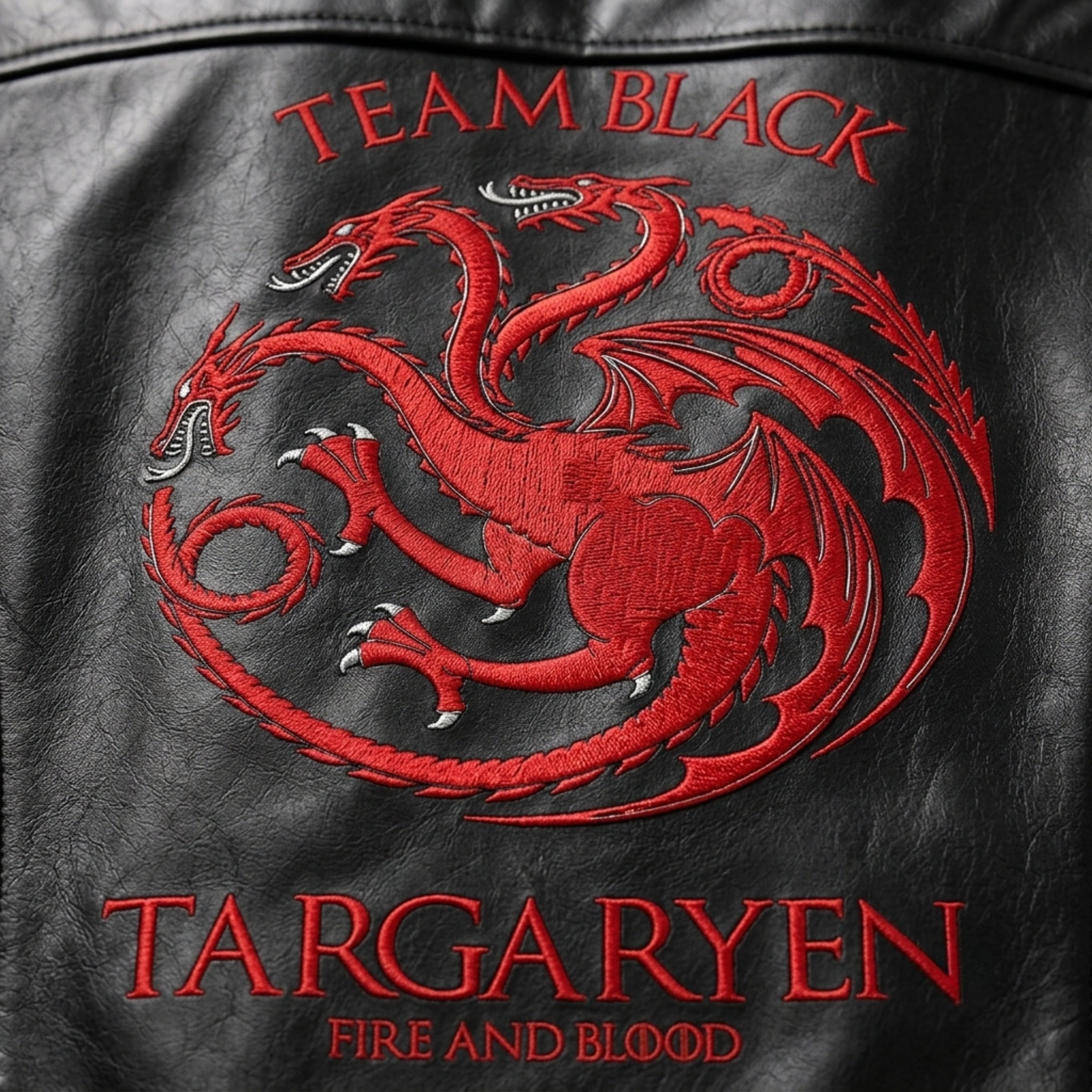 HOD House Targaryen Team Black Jacket