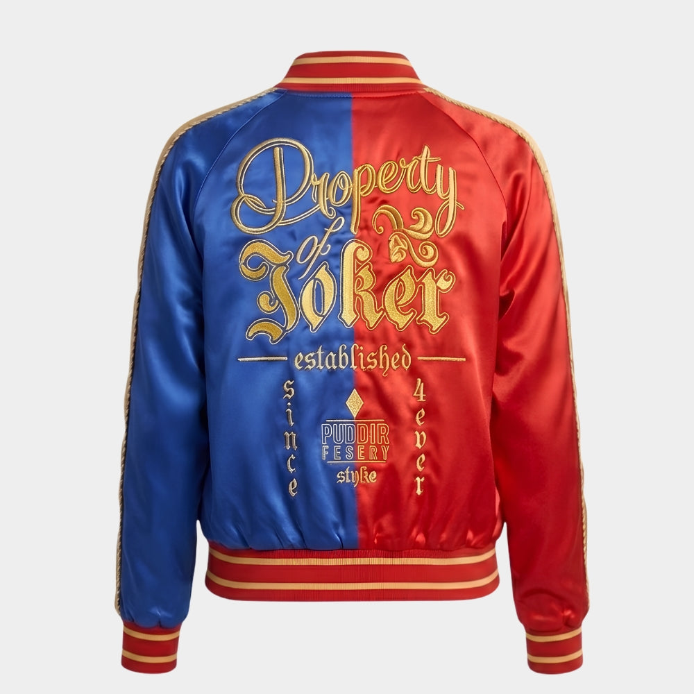 Harley Quinn Satin Jacket