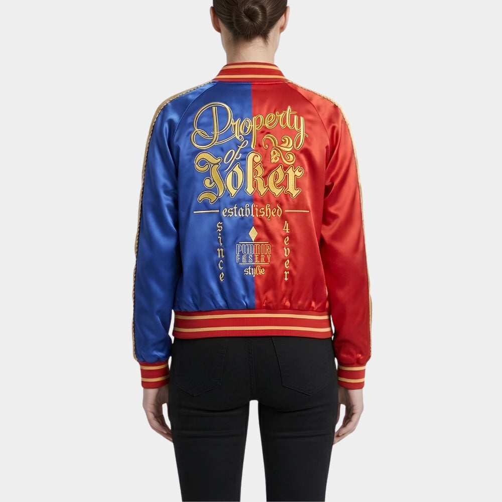 Harley Quinn Satin Jacket