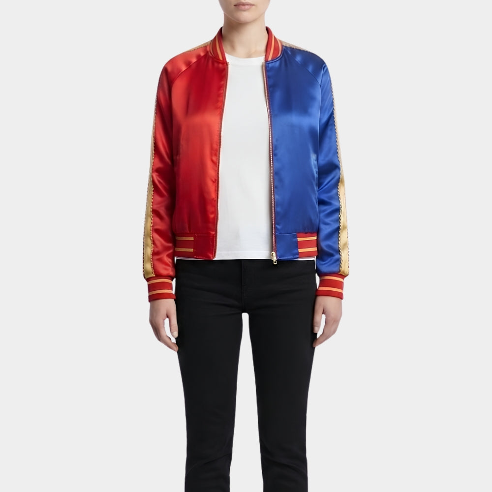 Harley Quinn Satin Jacket