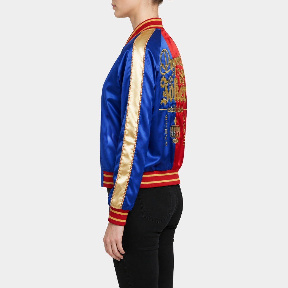 Harley Quinn Satin Jacket