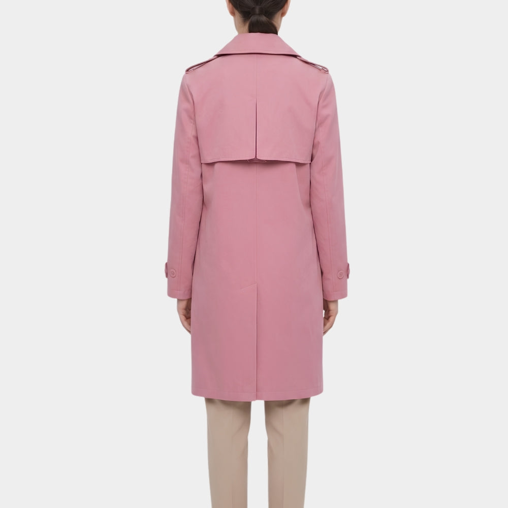 Harry Potter Bel Powley Pink Trench Coat