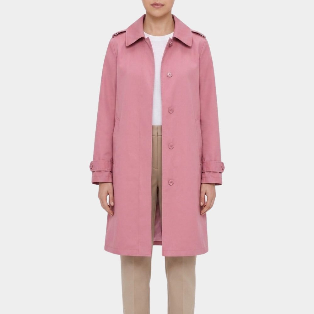 Harry Potter Bel Powley Pink Trench Coat