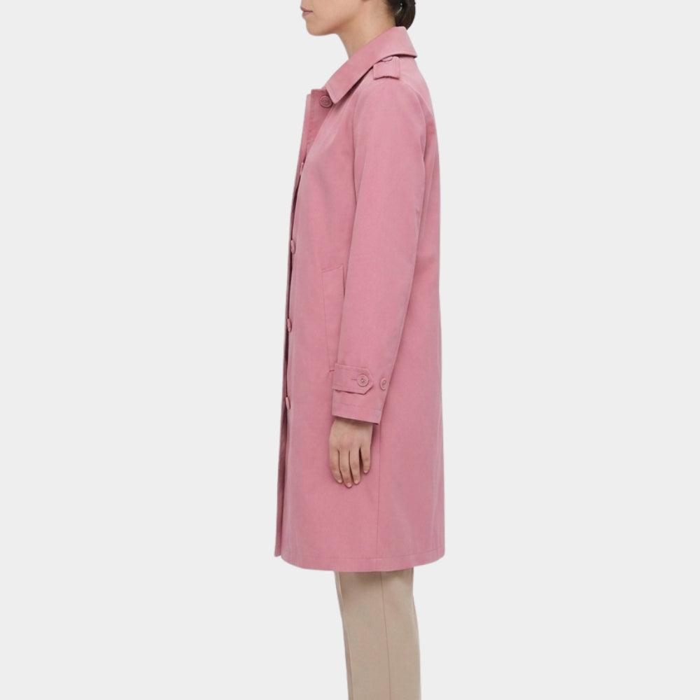Harry Potter Bel Powley Pink Trench Coat
