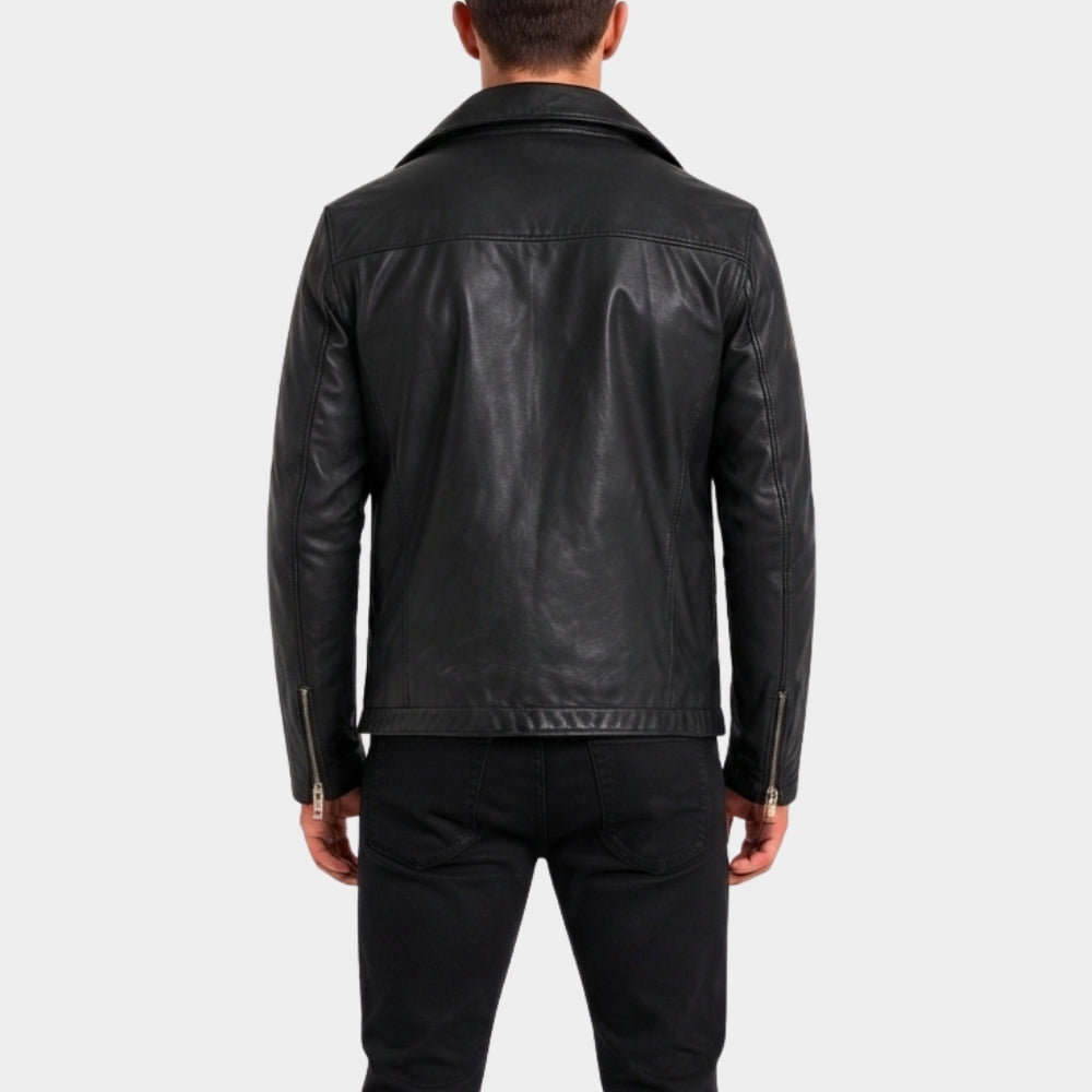 Heart of the Beast Brad Pitt Black Leather Jacket