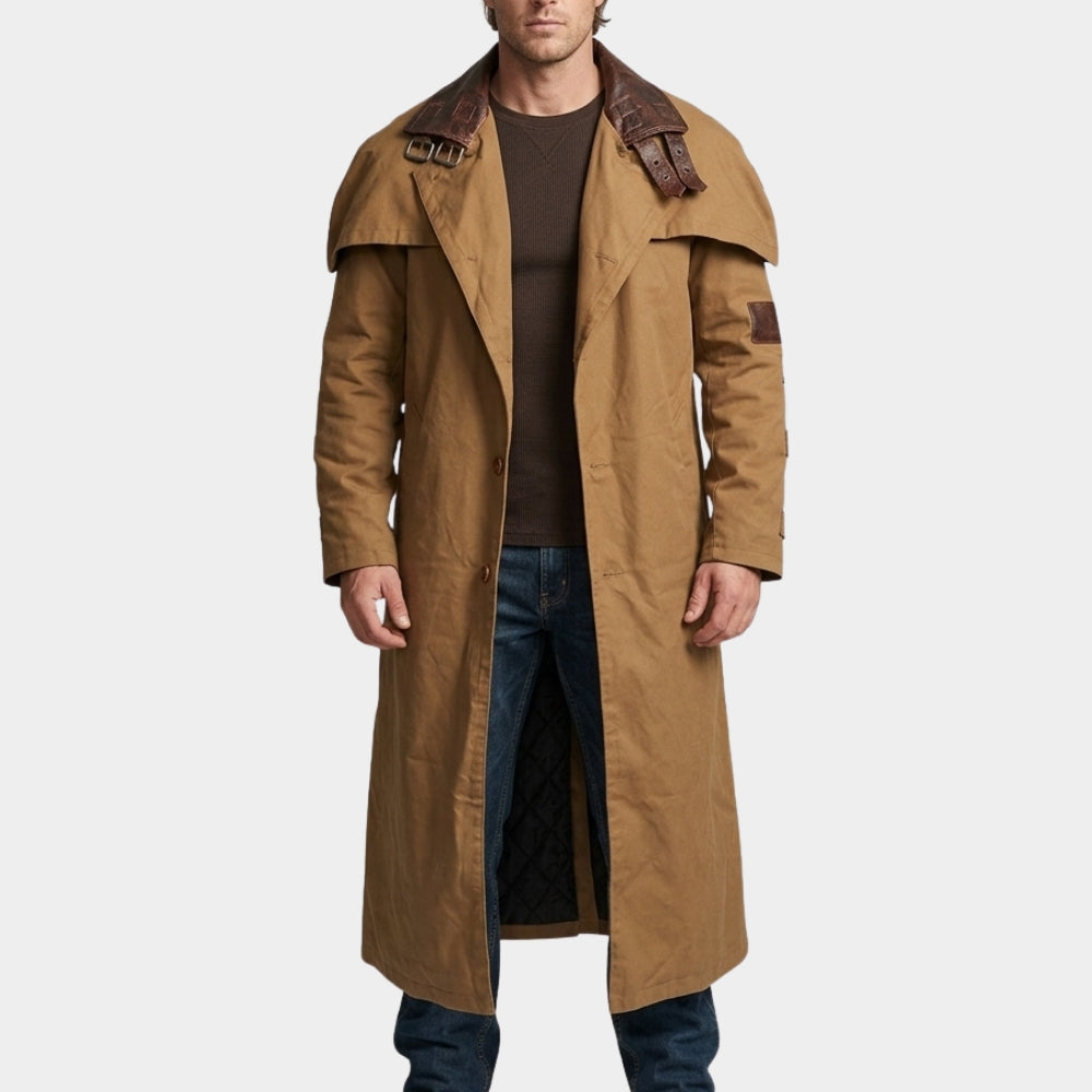 Hellboy The Golden Army Brown Trench Coat