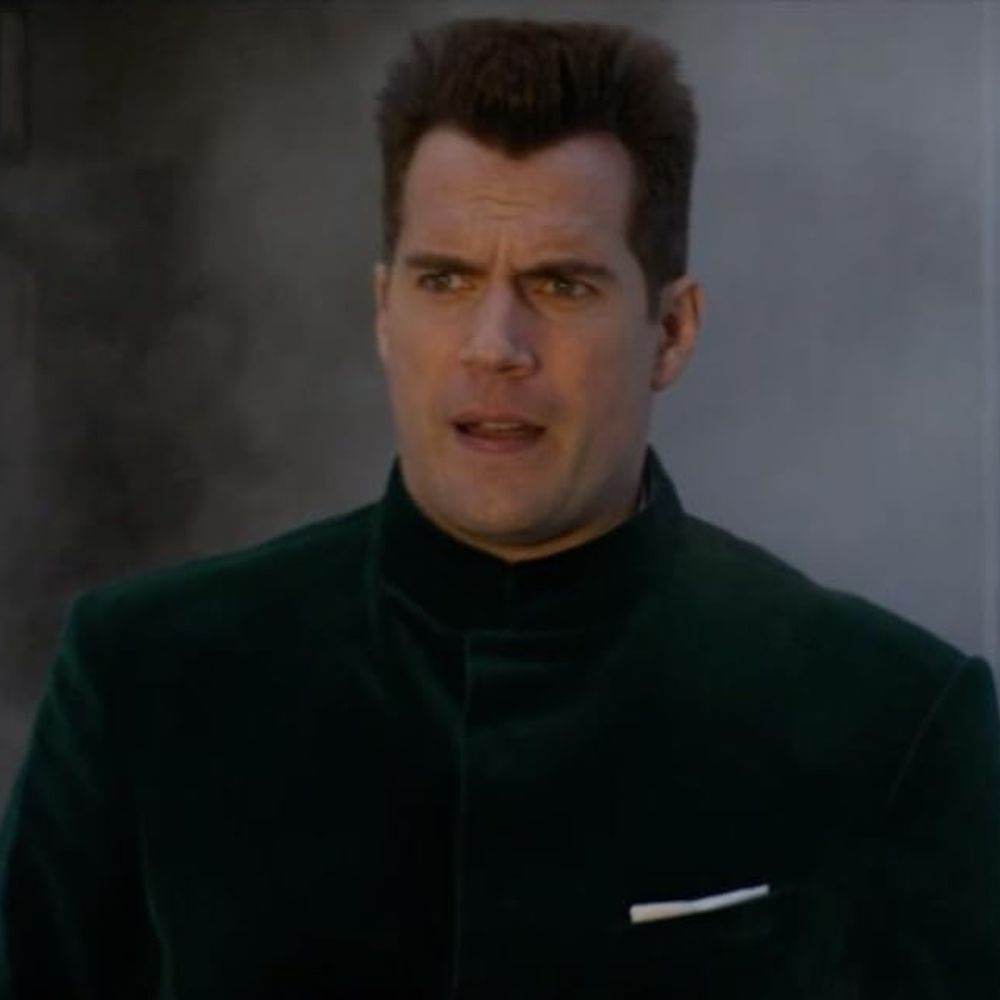 Henry Cavill Spy Formal Bottle Green Nehru Jacket - Character Front View