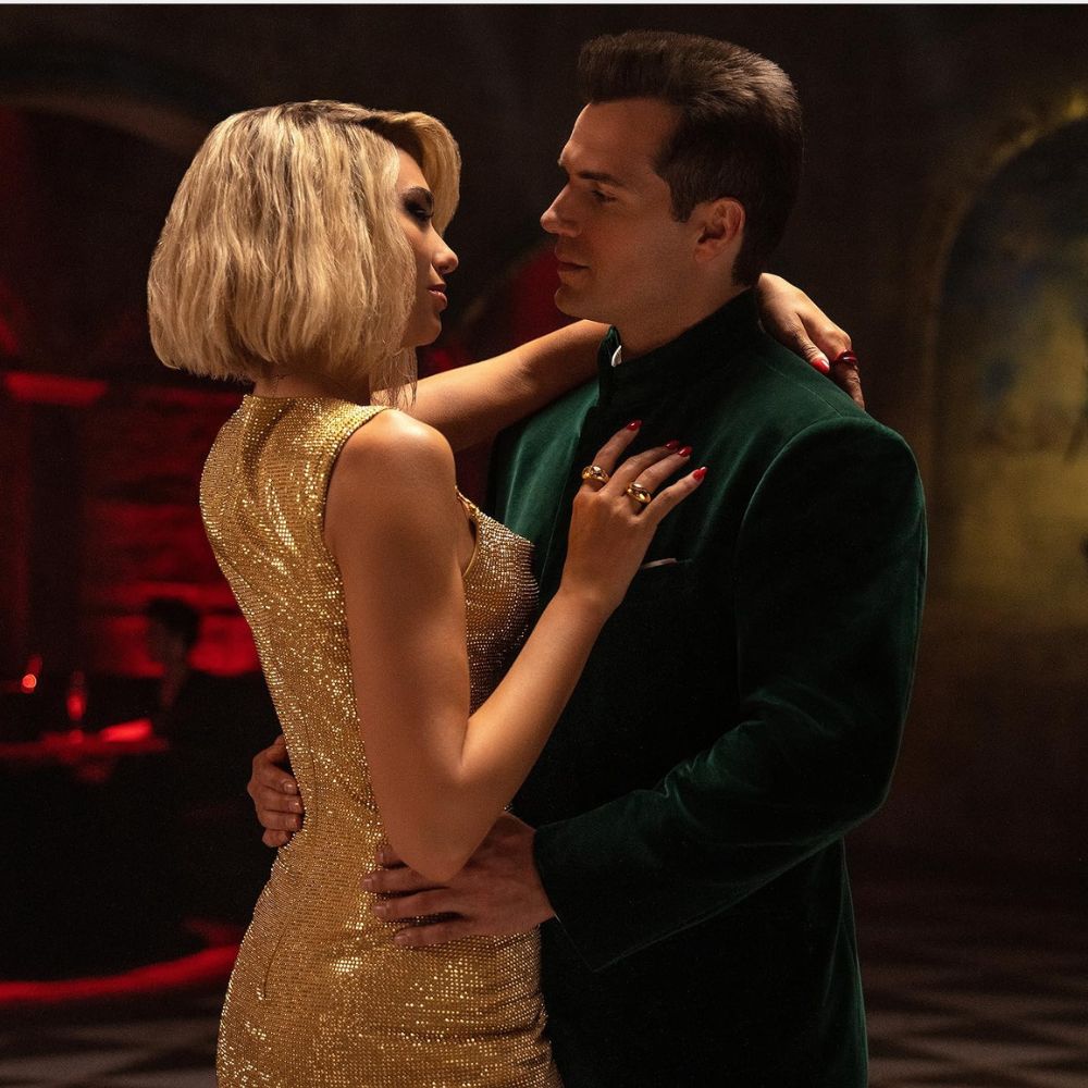 Henry Cavill Spy Formal Bottle Green Nehru Jacket - Side View