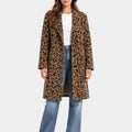 Hollywood Arts Daniella Monet Leopard Long Coat