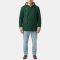 Home Alone Kevin Green Coat Macaulay Culkin (Kevin McCallister) Green Hooded Toggle Jacket - Front View