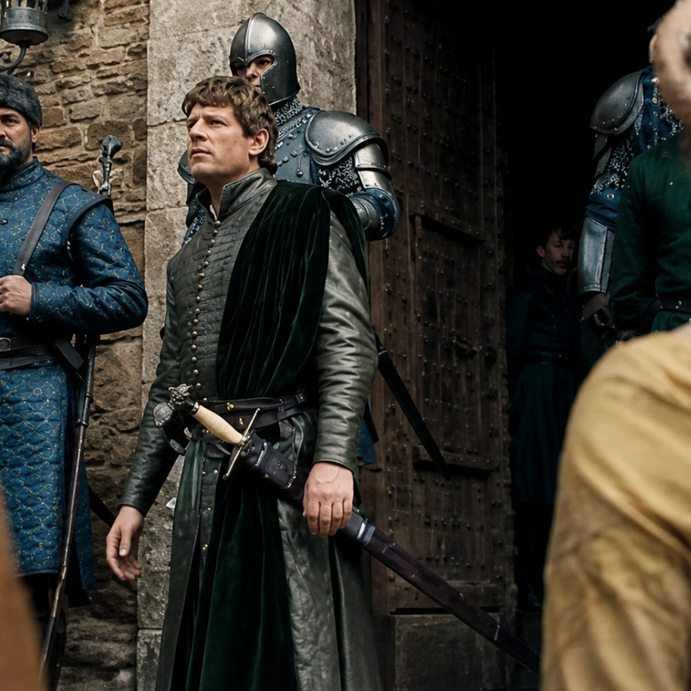 House Of Dragons S03 Lord Ormund Leather Coat