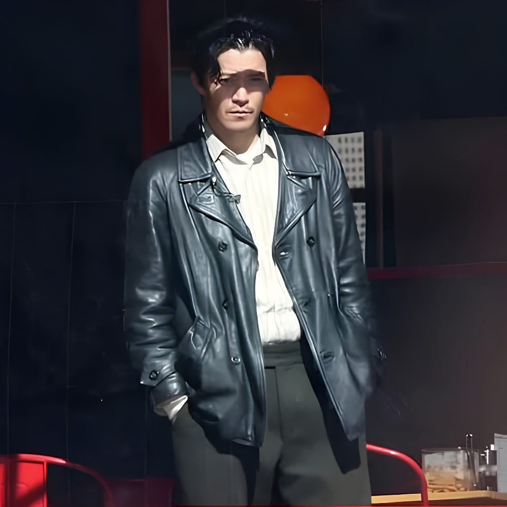 Human Vapor Shun Oguri Black Peacoat