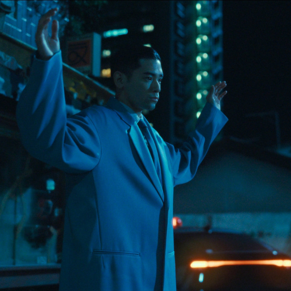 Human Vapor Shun Oguri Grey Long Coat