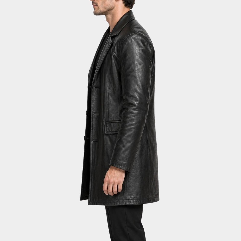 I Play Rocky Sylvester Stallone Black Leather Blazer
