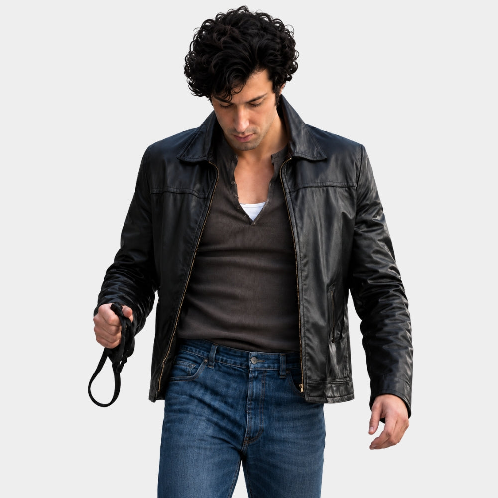 I Play Rocky Sylvester Stallone Black Leather Jacket