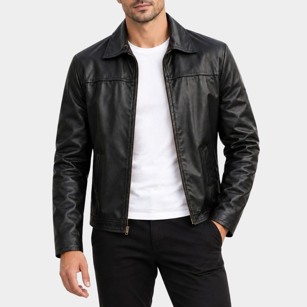 I Play Rocky Sylvester Stallone Black Leather Jacket