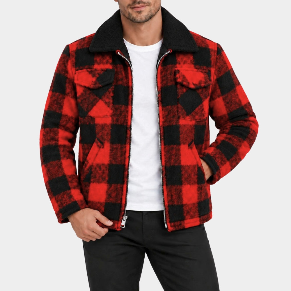 I Play Rocky Sylvester Stallone Red Plaid Jacket
