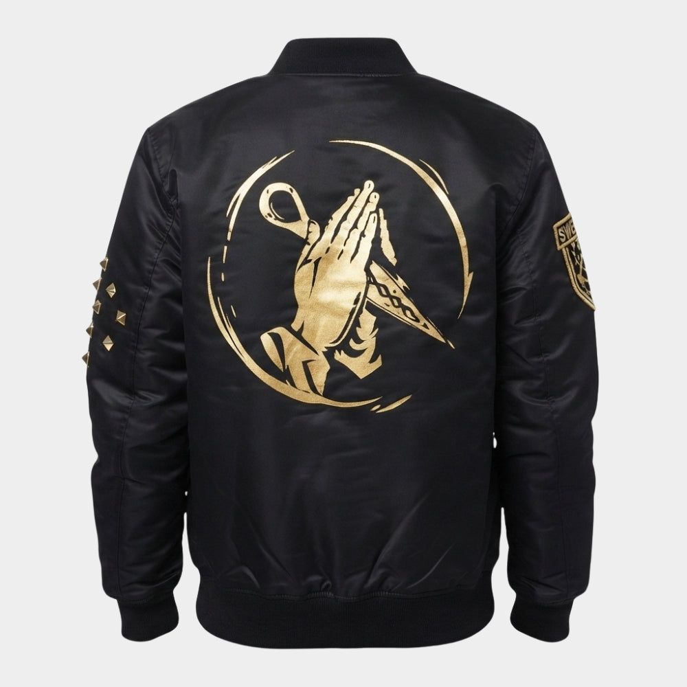 Ignite Sweepstakes Black Bomber Jacket