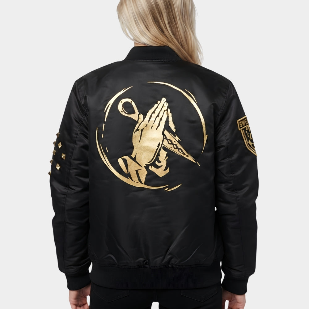Ignite Sweepstakes Black Bomber Jacket