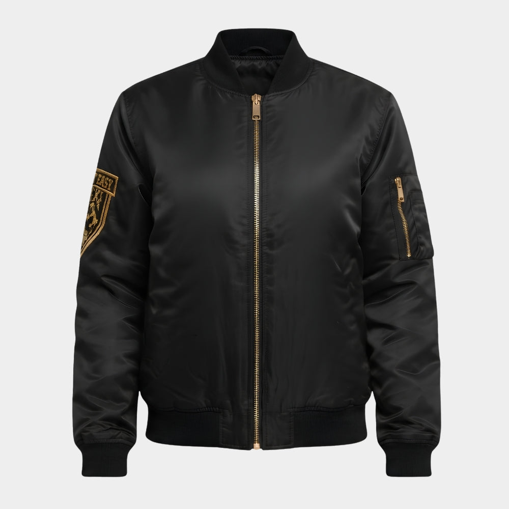 Ignite Sweepstakes Black Bomber Jacket