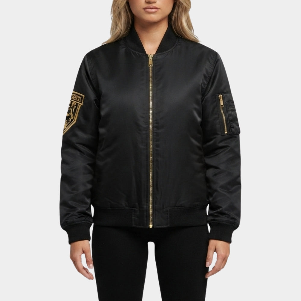 Ignite Sweepstakes Black Bomber Jacket
