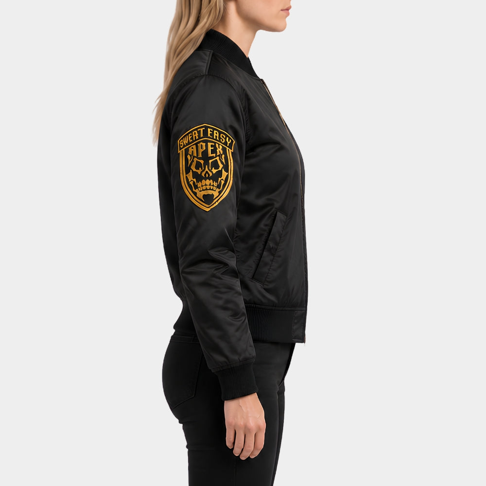 Ignite Sweepstakes Black Bomber Jacket